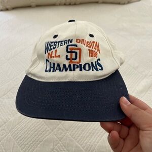 Vintage SD 1996 Western Division Champions Hat
